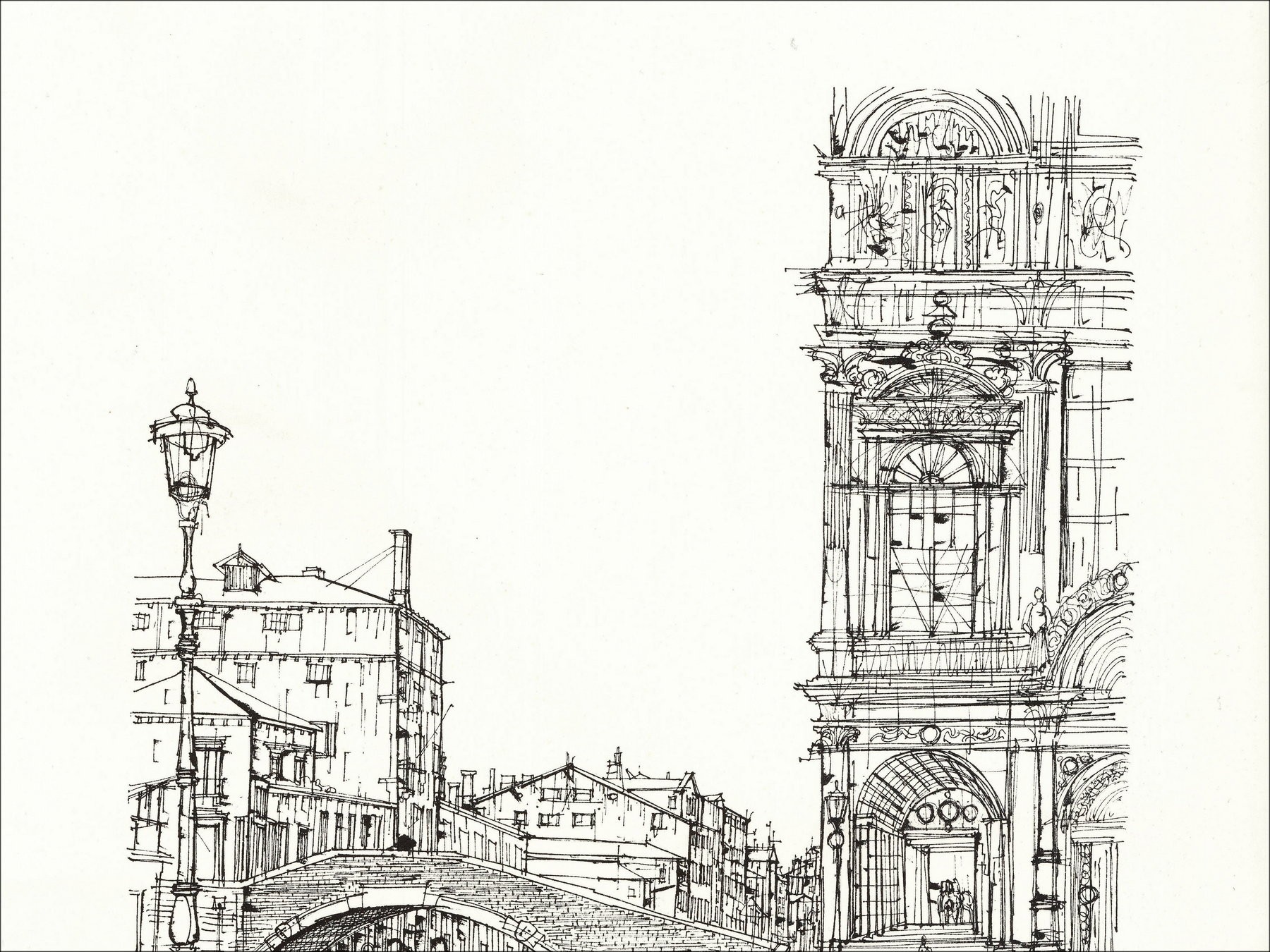 Jean Carzou - Venezia, Litografia firmata HC