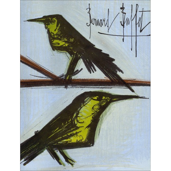 Achat Lith 1967 origineel Bernard BUFFET De vogels 1967