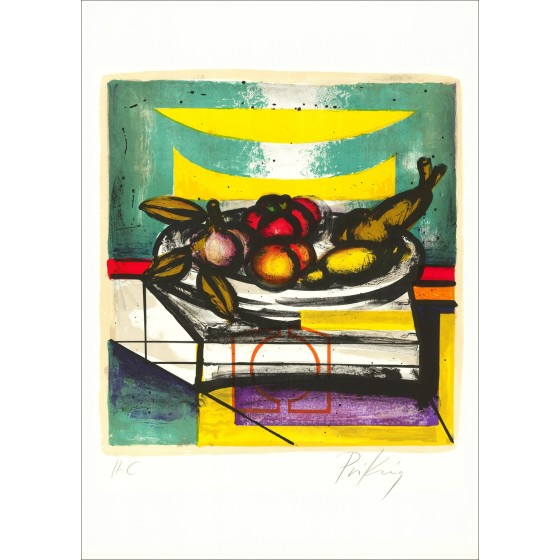 Frantz Prinking - Still Life, Litografia firmata