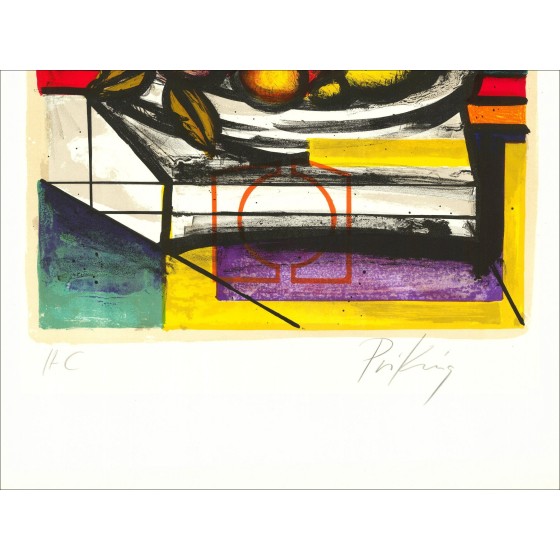 Frantz Priking – Dead Nature, lithography signed