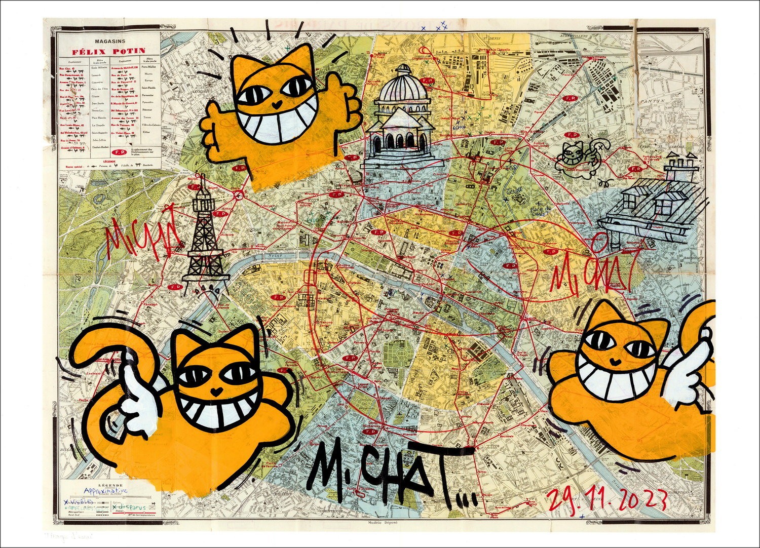 M.CHAT - Mapa de París 2023