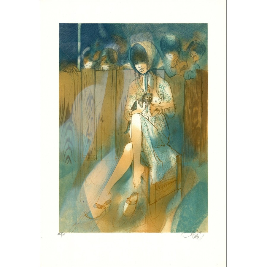 Jean-Baptiste Valadé - Brave Margot, Lithographie