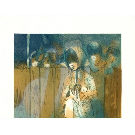 Jean-Baptiste Valadié – Brave Margot, lithographie