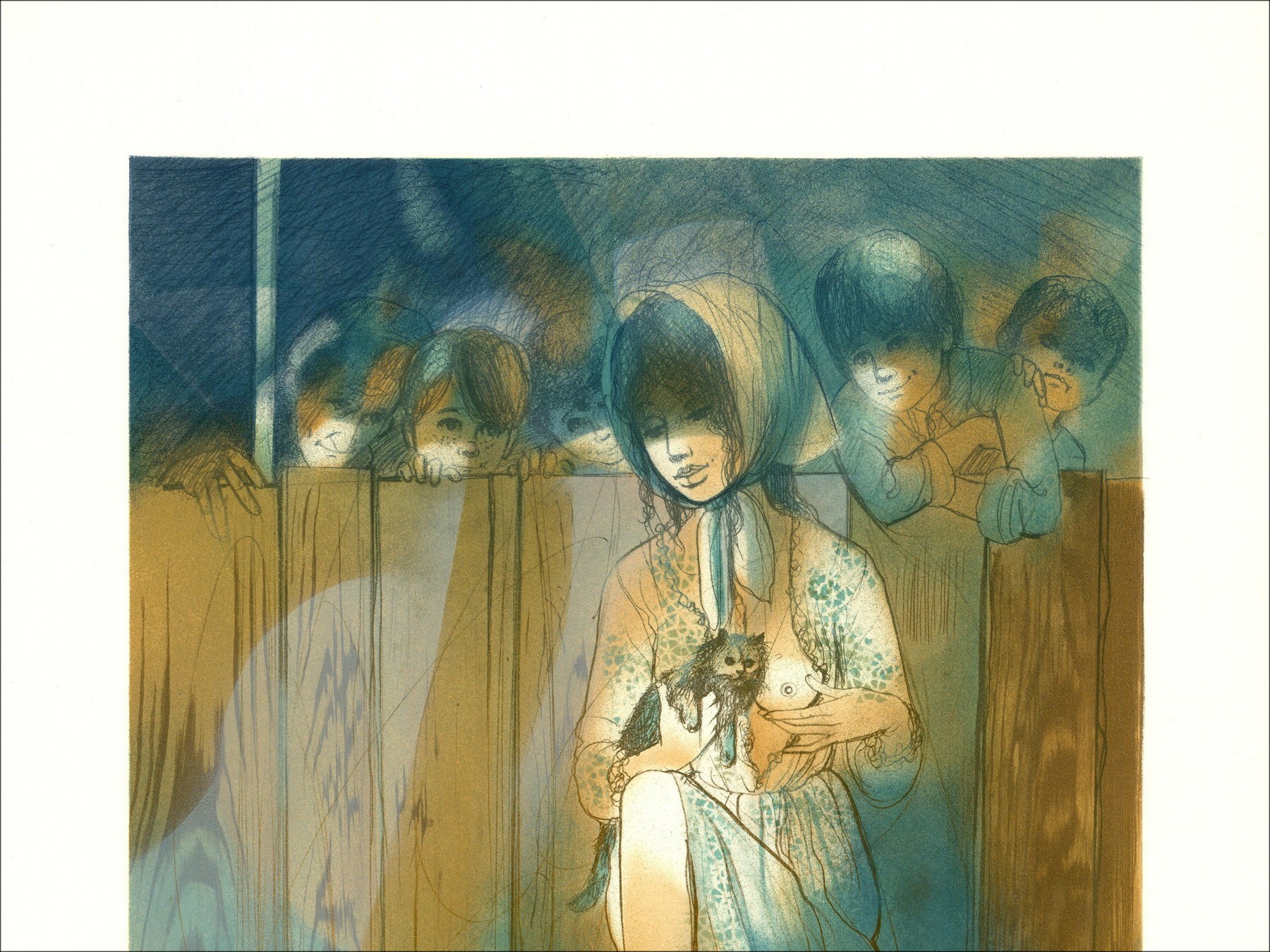 Jean-Baptiste Valadié – Brave Margot, lithographie