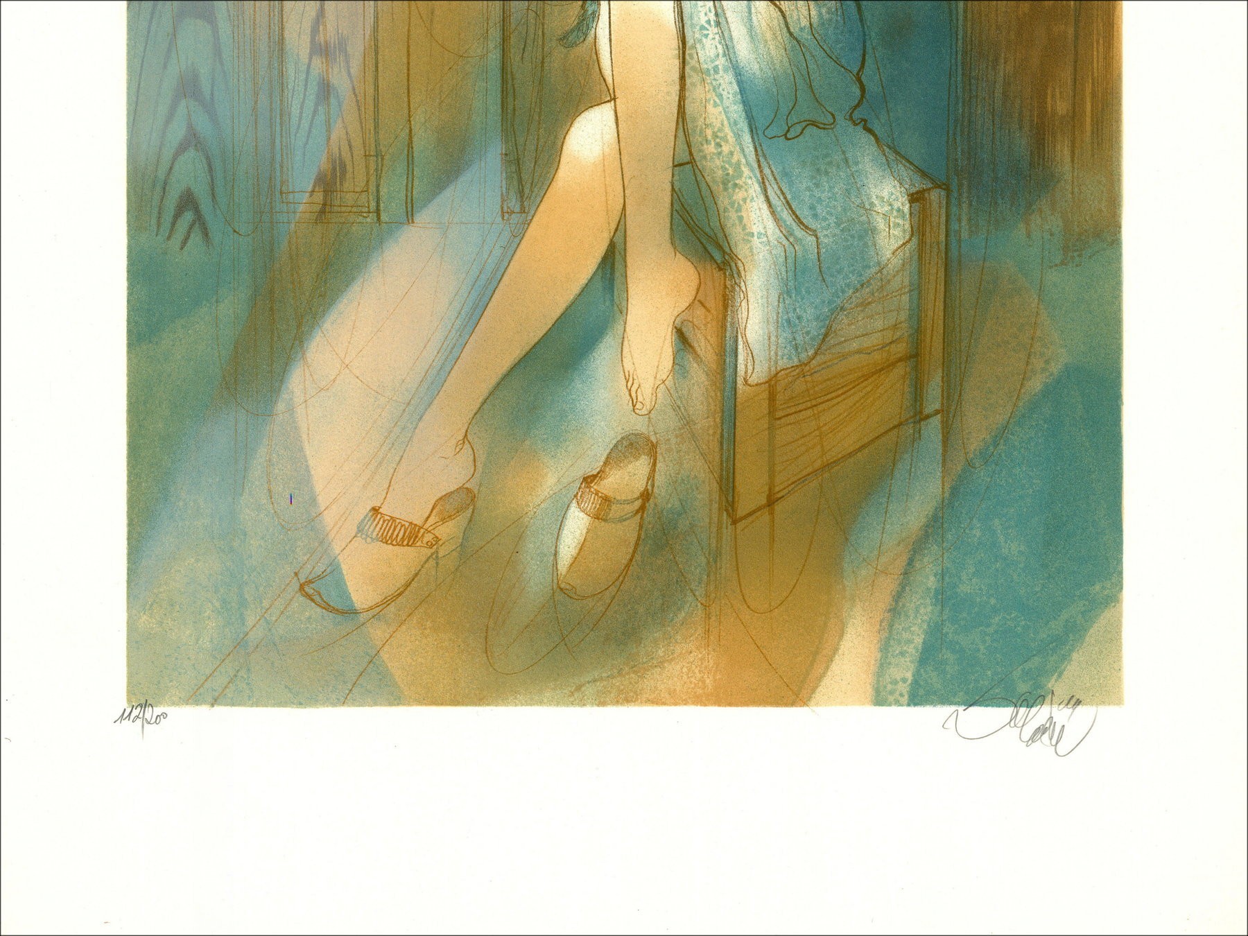 Jean-Baptiste Valadié – Brave Margot, lithography