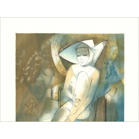 Jean-Baptiste Valadé - Die religiöse, Lithographie