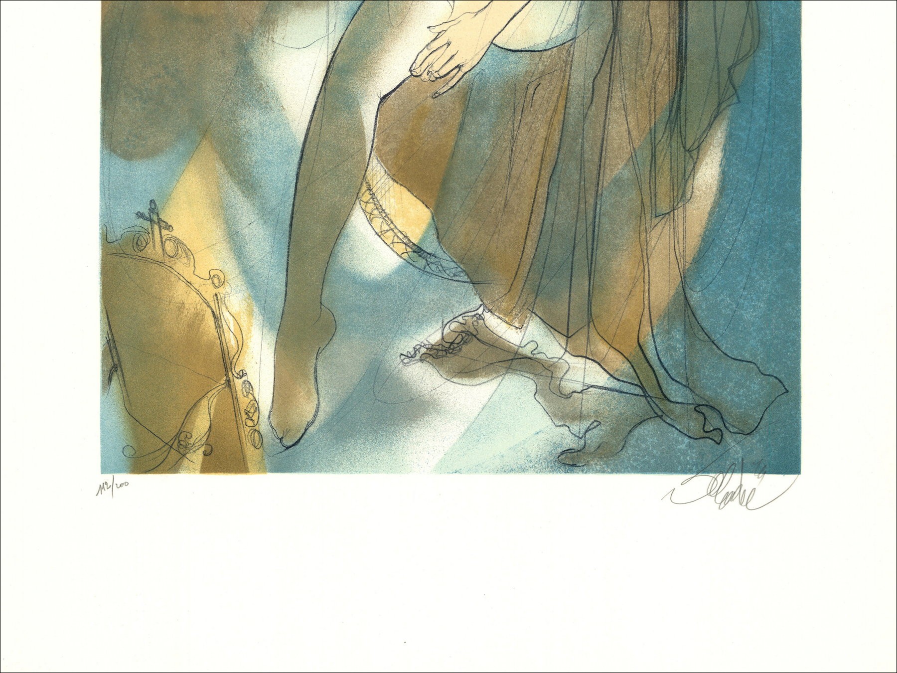 Jean-Baptiste Valadié – La Religieuse, lithographie