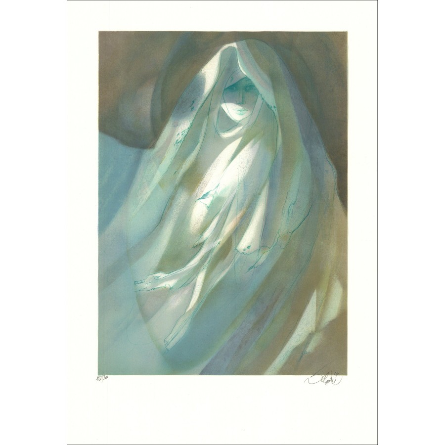 Jean-Baptiste Valadié – The Ghost, lithograph