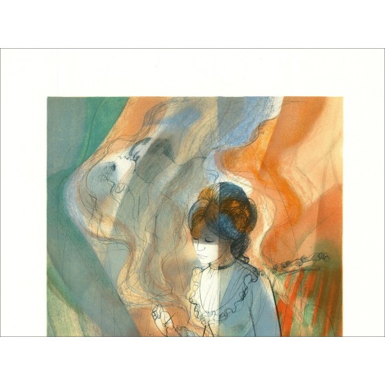 Jean-Baptiste Valadié – Penelope, lithographie