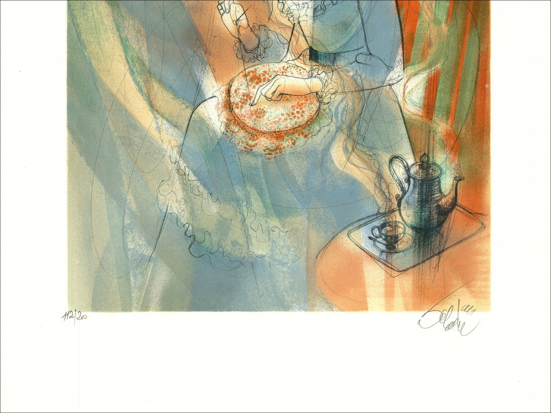 Jean-Baptiste Valadié – Penélope, litografía