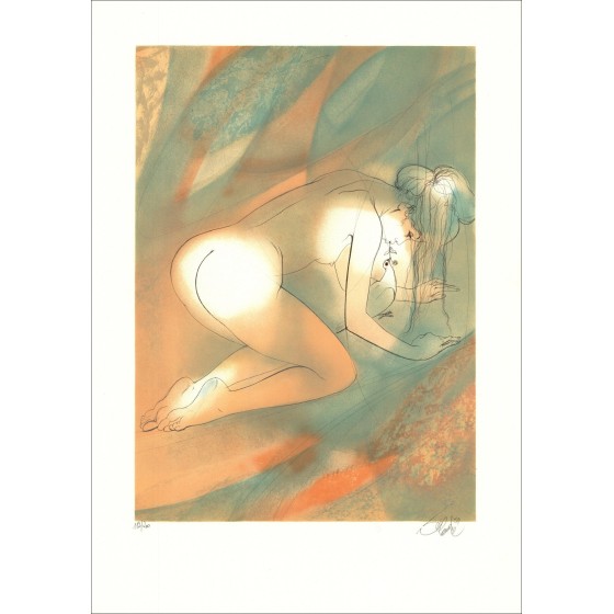 Jean-Baptiste Valadié – Venus callipyge, litografía