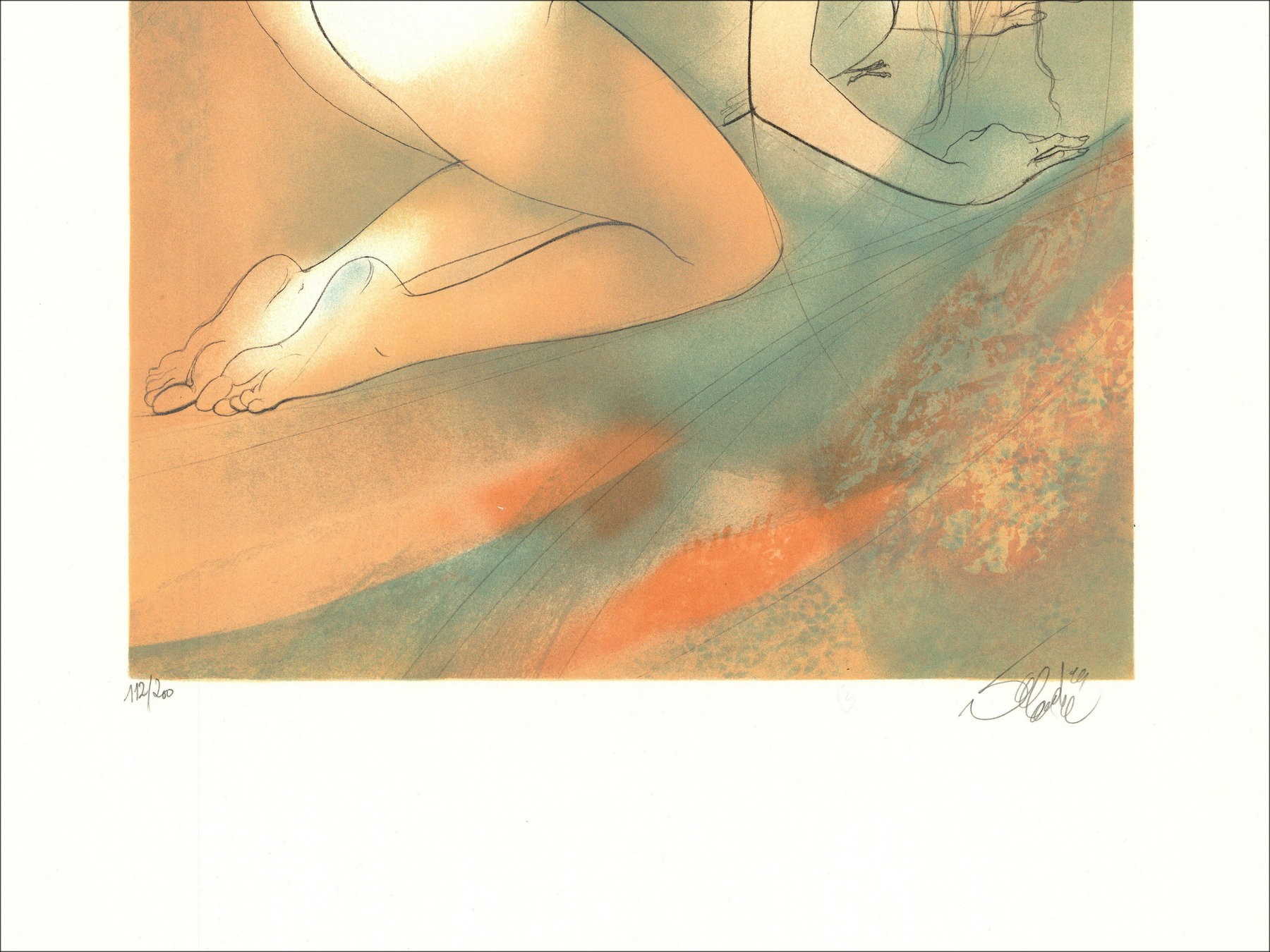 Jean-Baptiste Valadé - Venus Callipyge, Lithographie