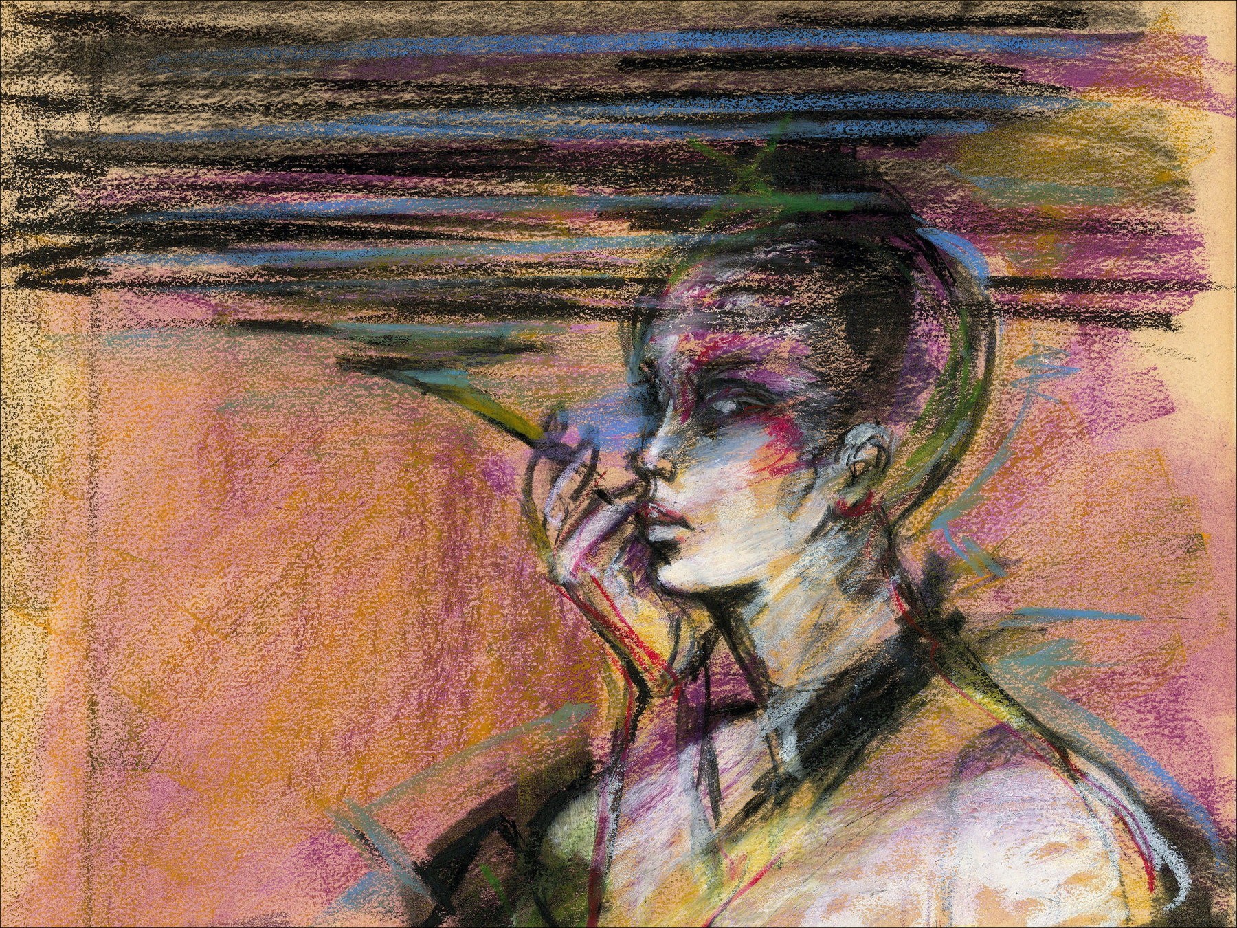 Michèle-Lachs - das Versilberung bewußt, Zeichnung