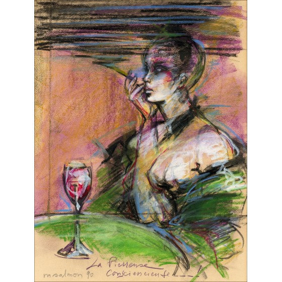 Salmone Michèle - L'incoerente convincente, disegno