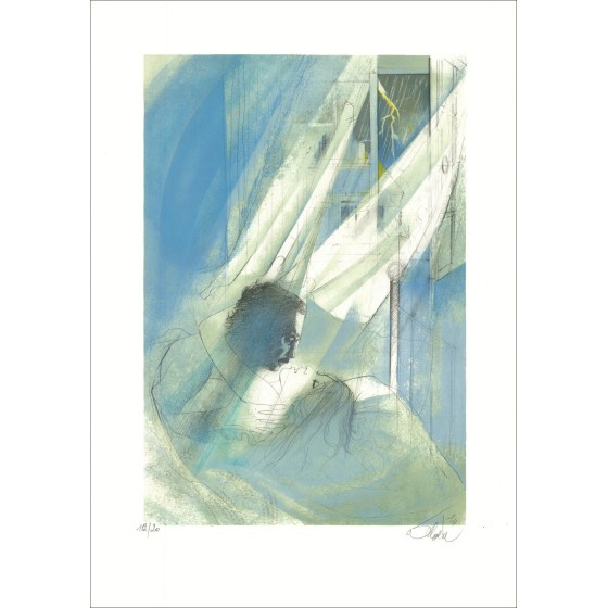 Jean-Baptiste Valadé - der Sturm, Lithographie