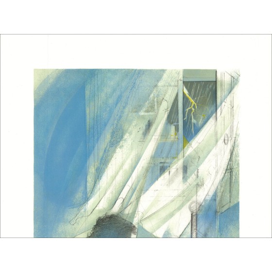 Jean-Baptiste Valadié – L'Orage, lithographie