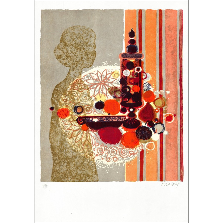 Frédéric Menguy – Intimité, lithographie signée
