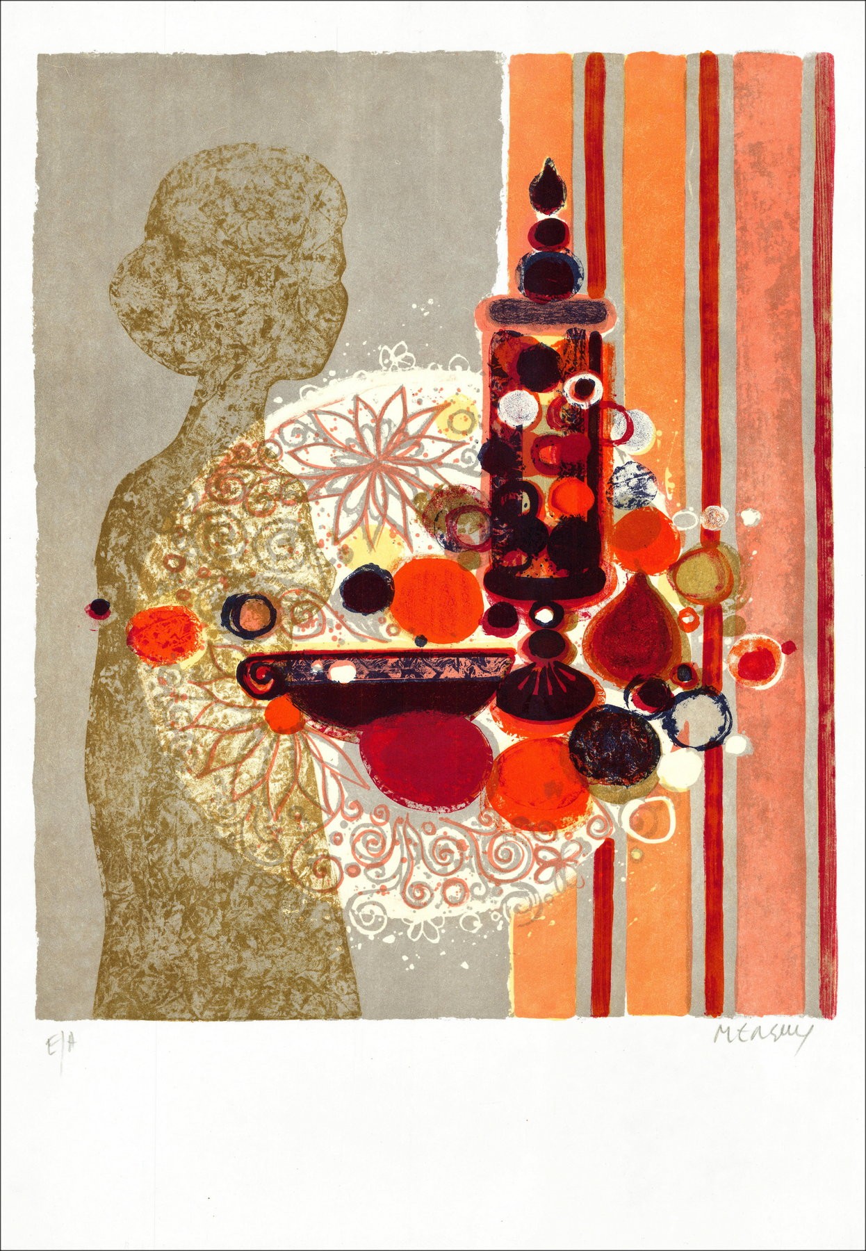 Frédéric Menguy – Intimité, lithographie signée