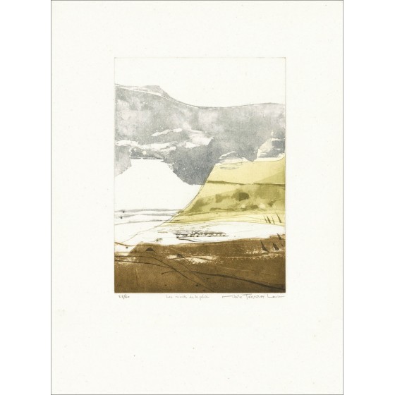Nicole Tercinet Levin - The Rain Mountains, Aquatint