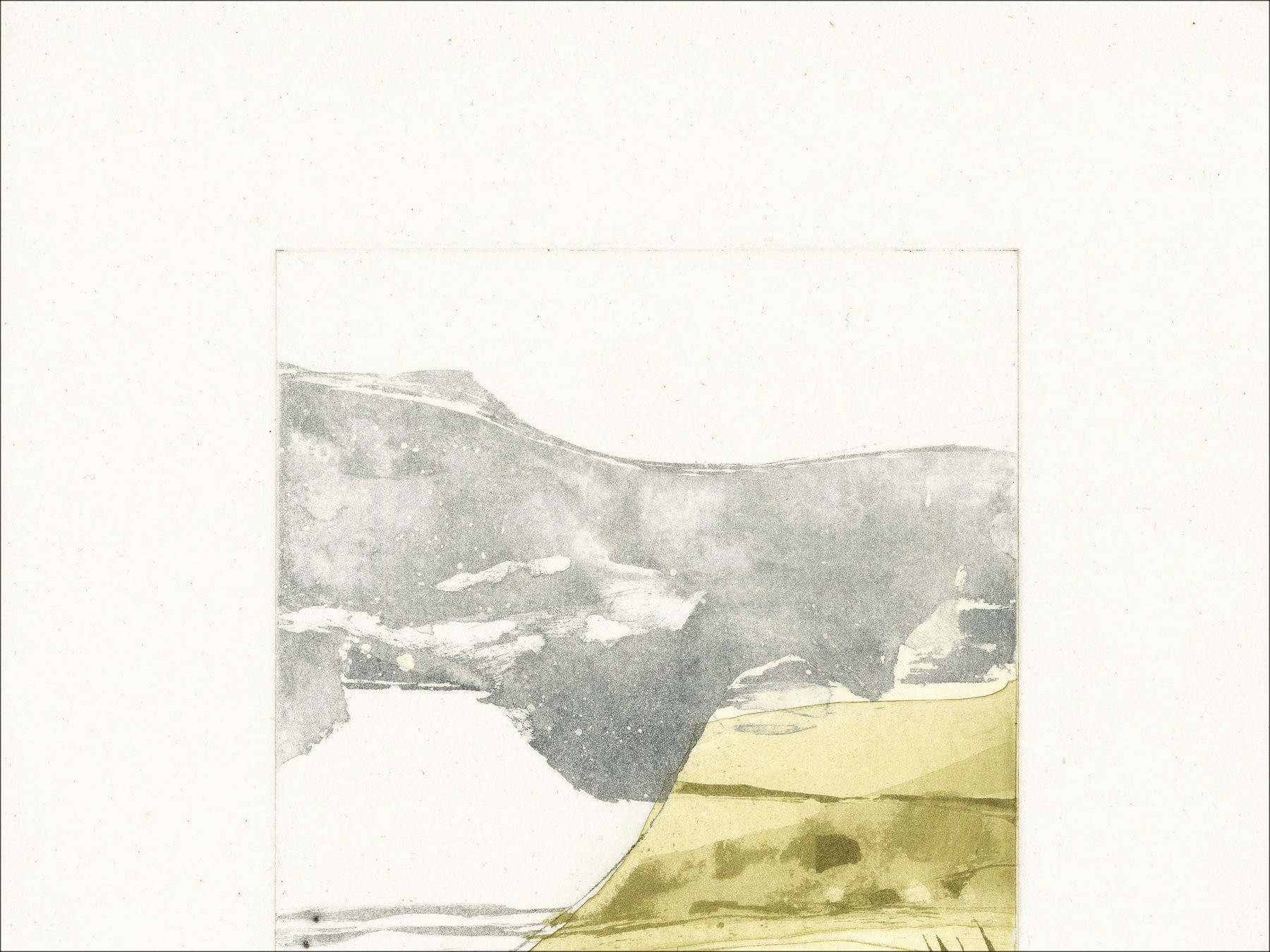 Nicole Tercinet Levin – Les monts de la pluie, aquatinte