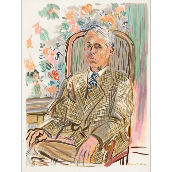 Raoul Dufy - Sessel-Selbstporträts, Lithographie