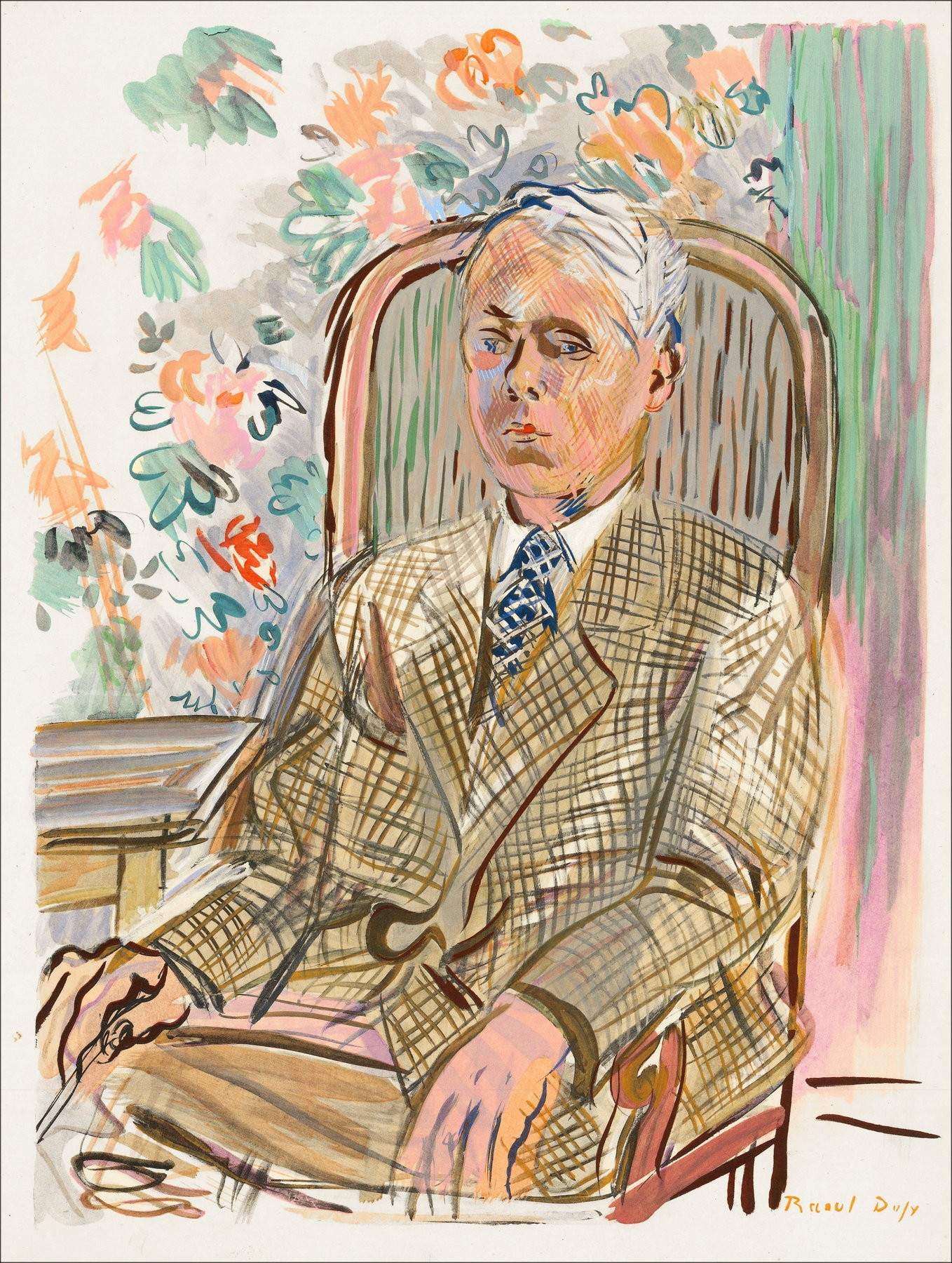 Raoul Dufy - Fauteuil Selfportraits, Lithografie