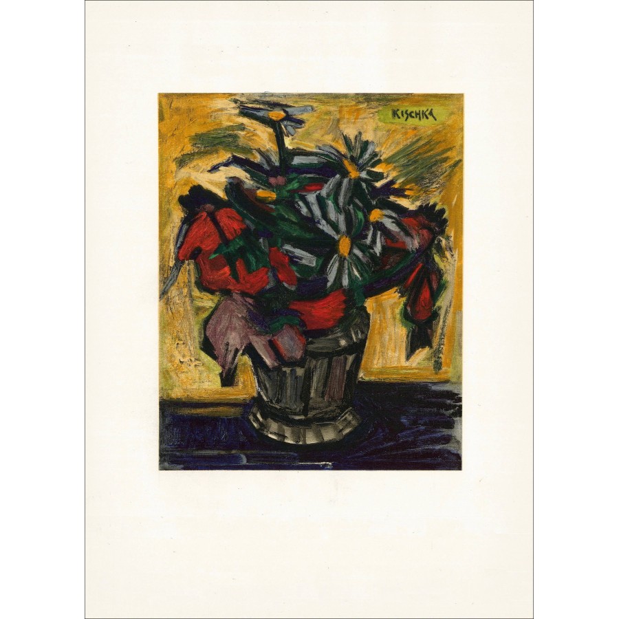 KISCHKA Isis - Litografia "Bouquet" - 45x32cm - 1958