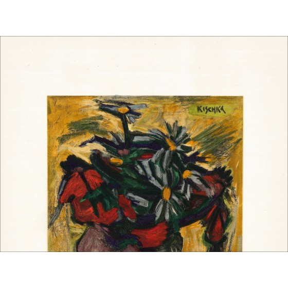 KISCHKA Isis - Lithographie "Blumenstrauß" - 45x32cm - 1958