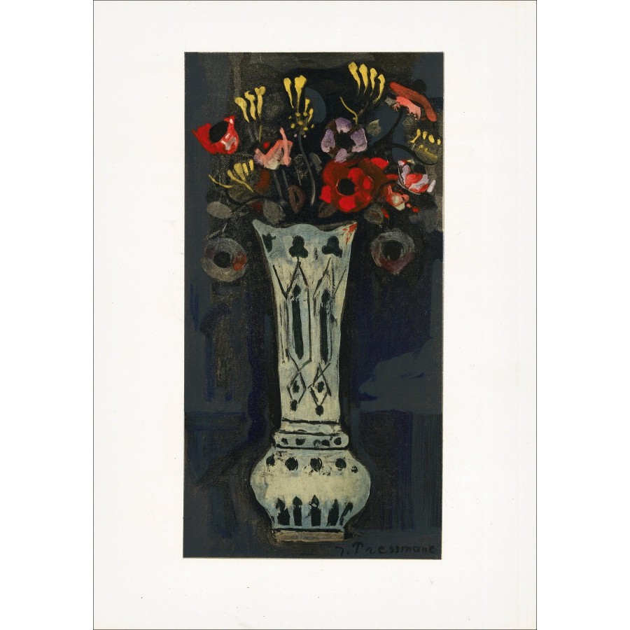 Joseph Pressman - Bouquet, Lithographie