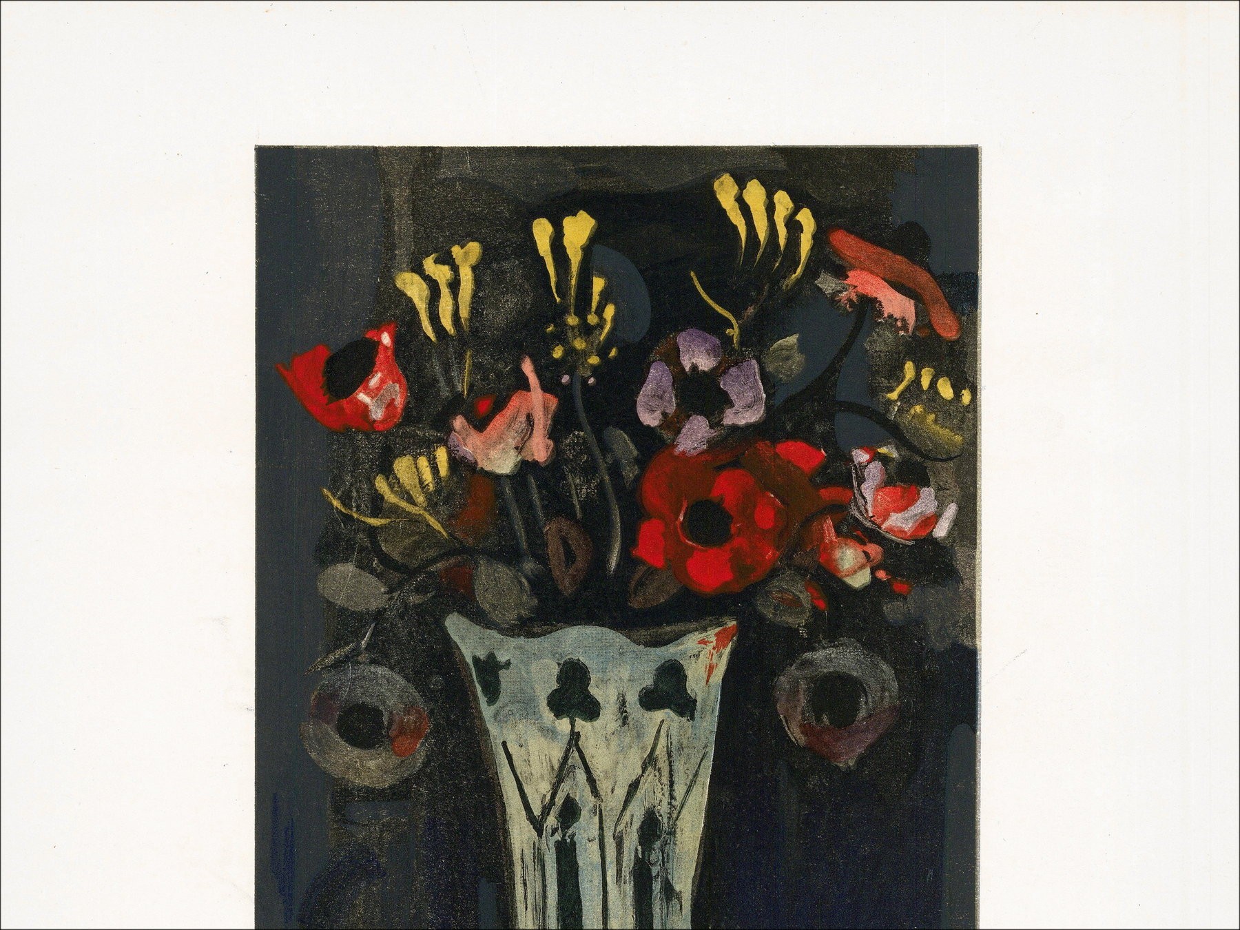 Joseph Pressmane – Bouquet, lithographie