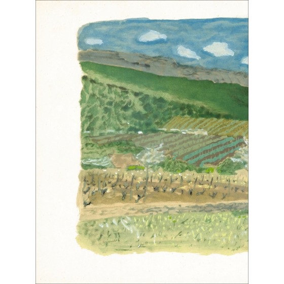Maurice Brianchon - door onze wijngaarden van Savoye, lithografie
