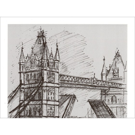 Guily Joffrin – Tower Bridge, lithographie signée