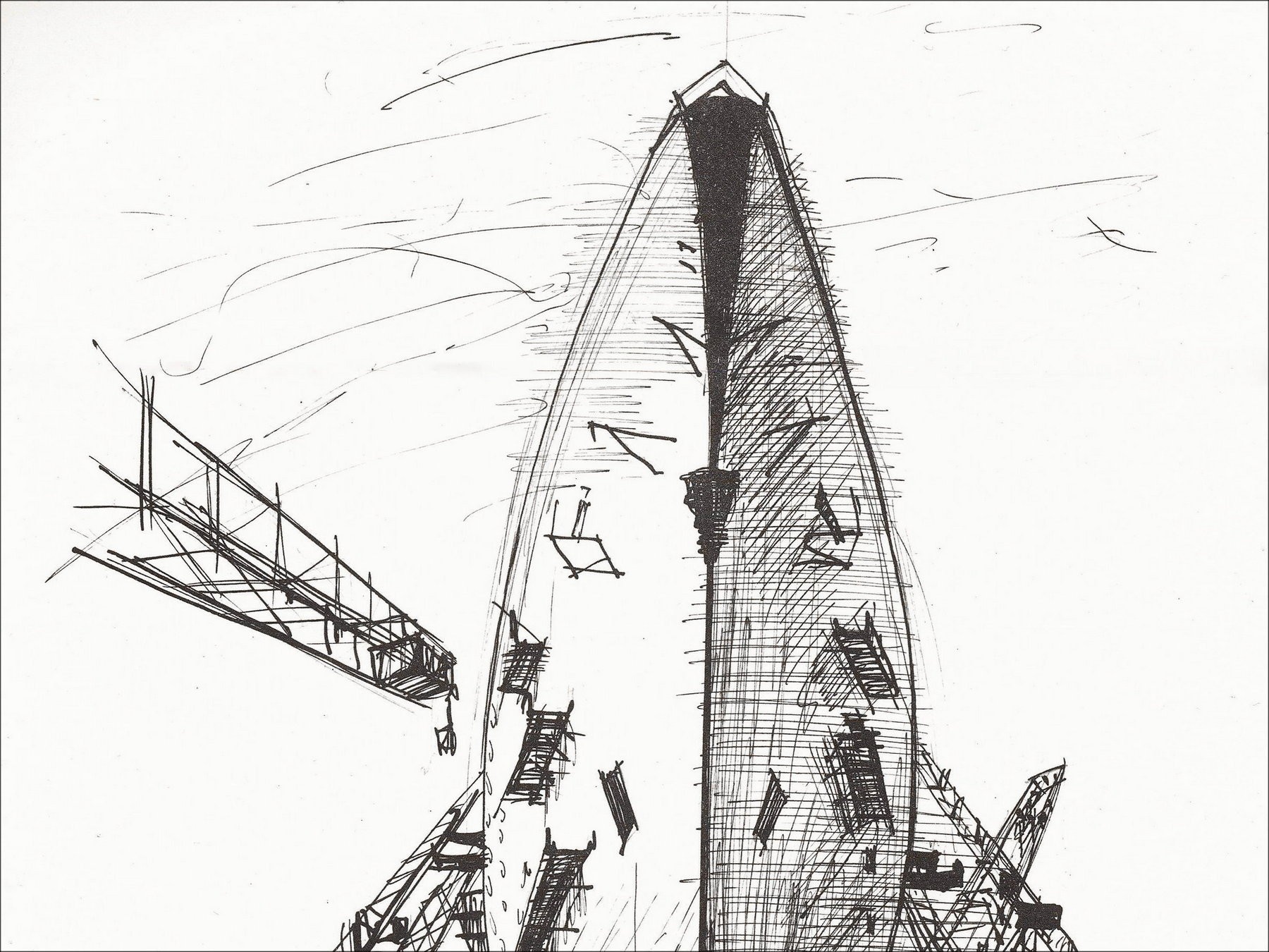Guild Joffrin - het schip (1961), ondertekende lithografie