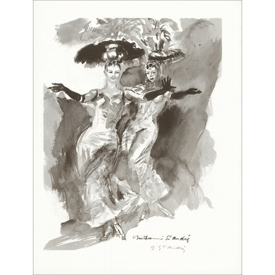 Louis Berthomme-Saint-André - Carnevale, Litografia