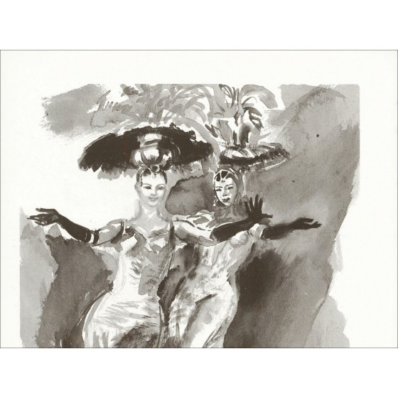 Louis Berthommé-Saint-André – Carnaval, litografía