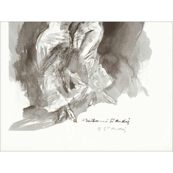 Louis Berthommé-Saint-André – Carnival, lithography