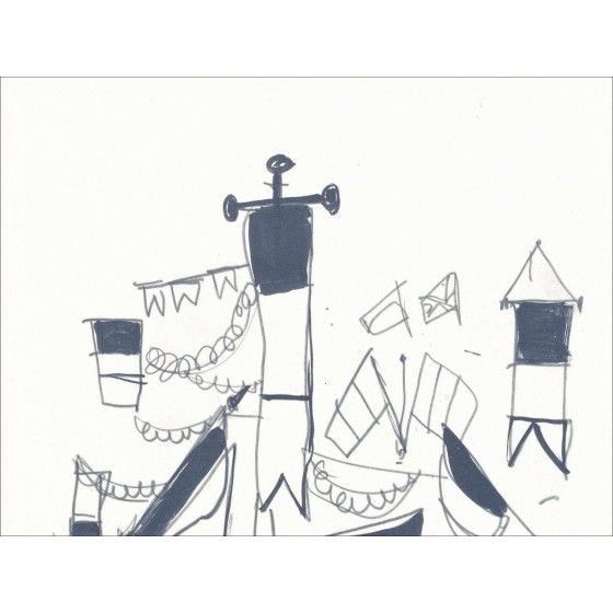 Roger Bezombes – 14 juillet - Paris, lithographie