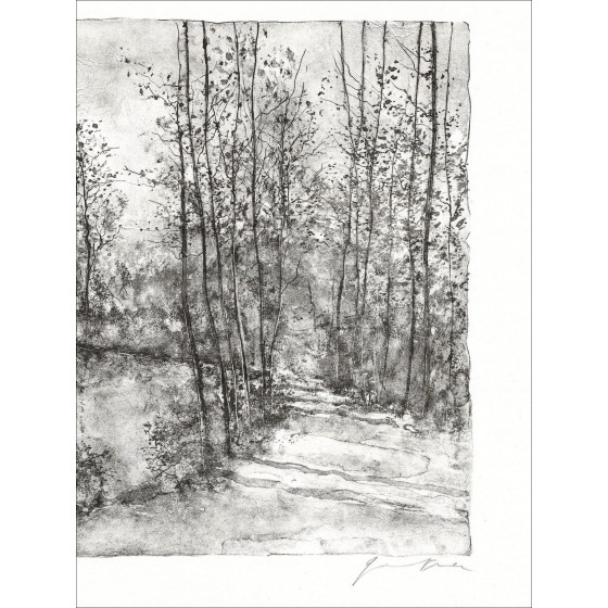 Bernard Gantner – Le Pont, lithograph signed
