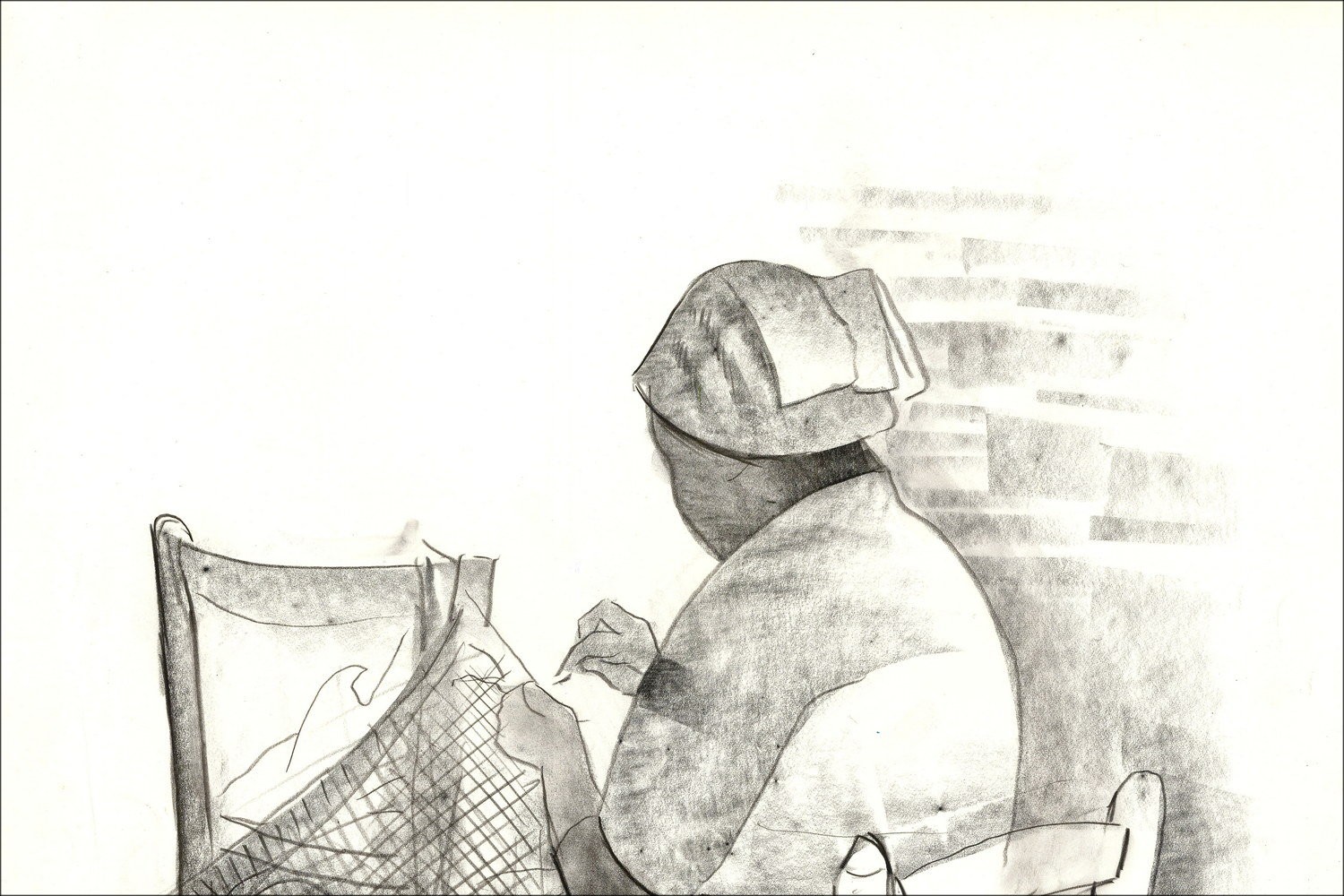 Louis TOFFOLI - Disegno originale "Fill fillet molder" 58x44cm