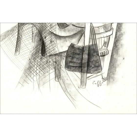 Louis TOFFOLI - Disegno originale "Fill fillet molder" 58x44cm
