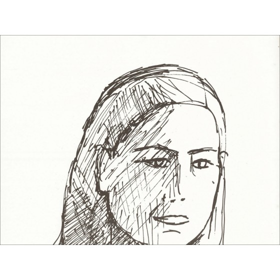 Bernard Cathelin - Portret, ondertekende lithografie