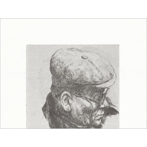 Jean beoordelingen - Portret, ondertekende lithografie