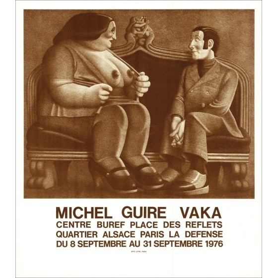 Michel Guir-Vaka - Centro fieristico Buref, Litografia