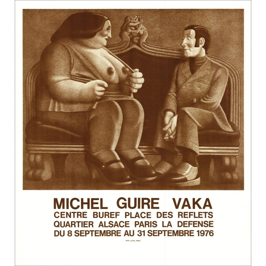 Michel Guiré-Vaka – Exhibition Centre BUREF, lithography