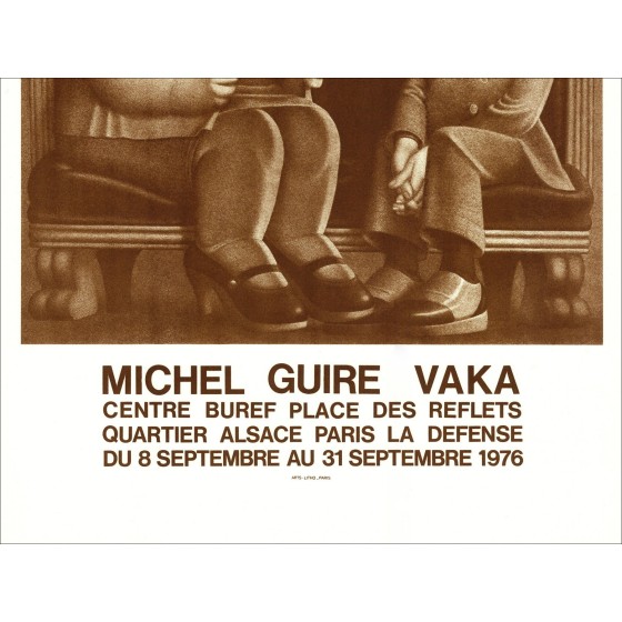 Michel Guiré-Vaka – Exhibition Centre BUREF, lithography
