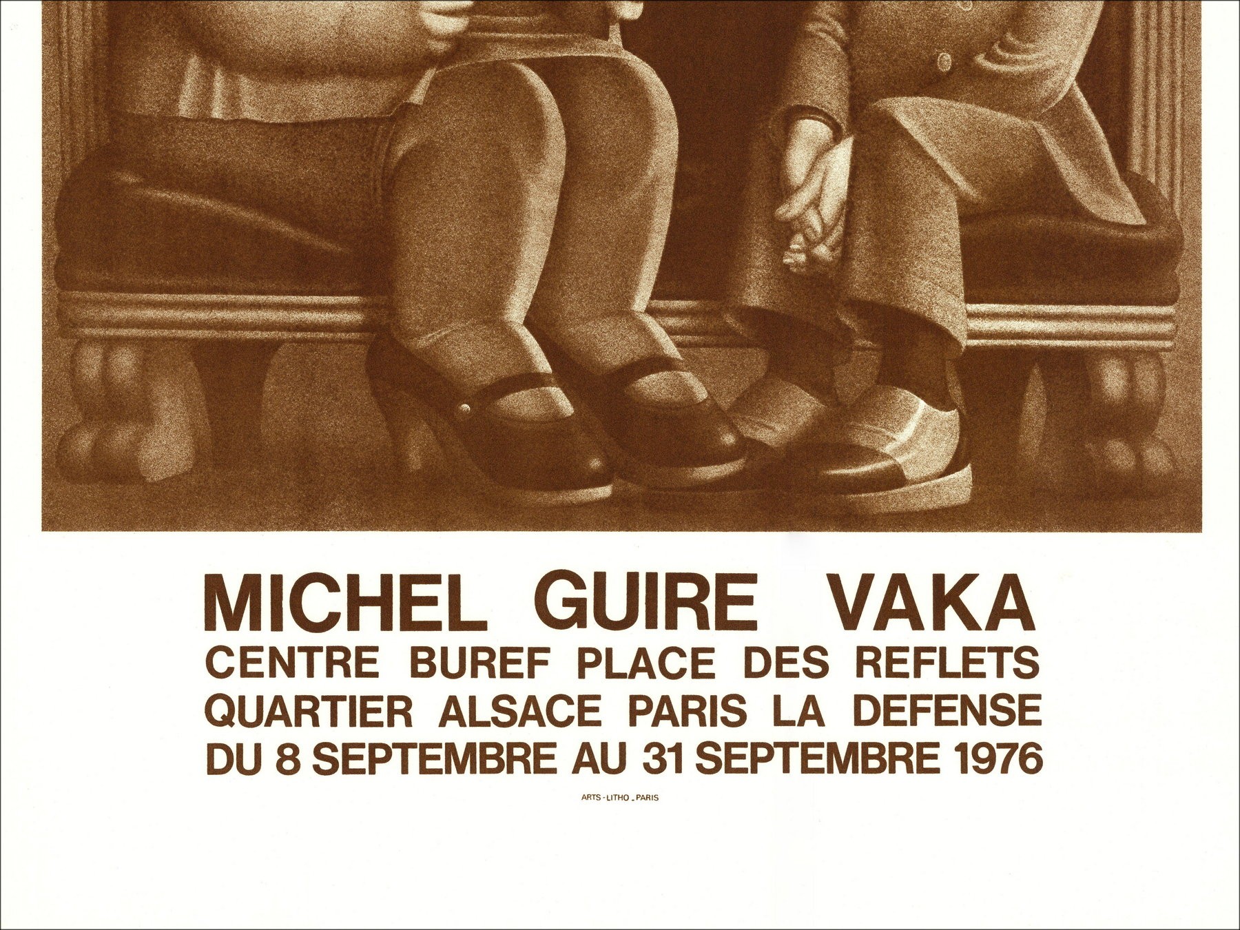 Michel Guiré-Vaka – Exhibition Centre BUREF, lithography