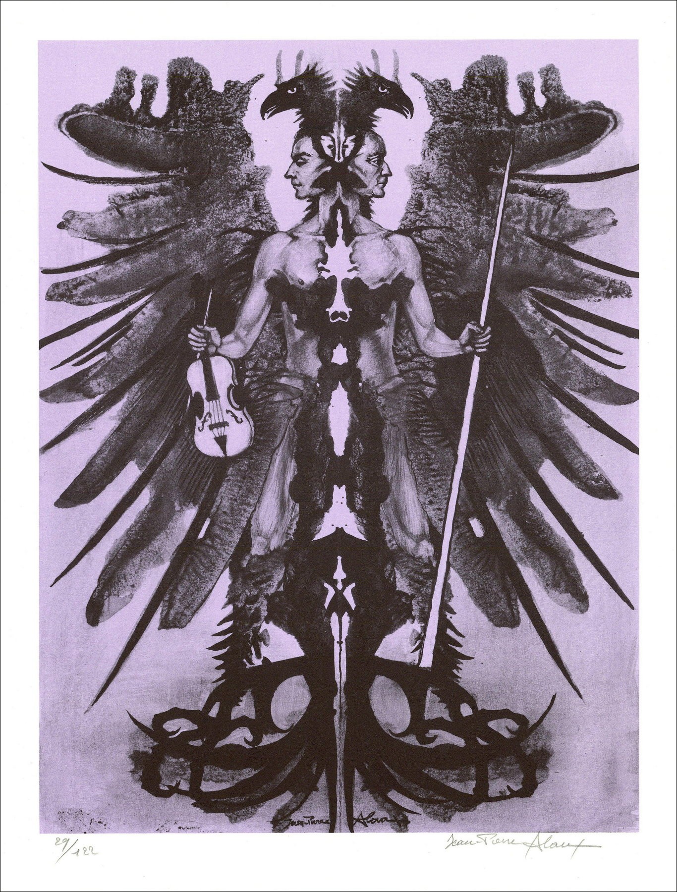 Jean-Pierre Alaux - Bellezza d'Europa 01, Litografia