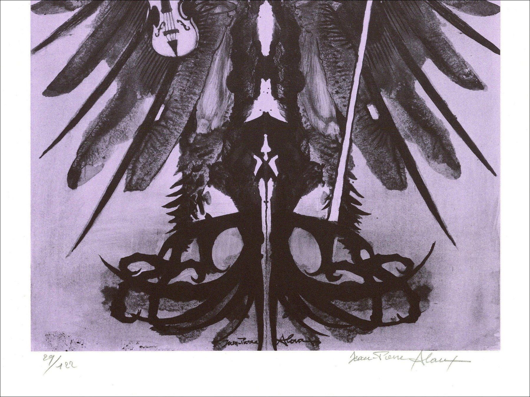Jean-Pierre Alaux - Schönheit Europas 01, Lithographie