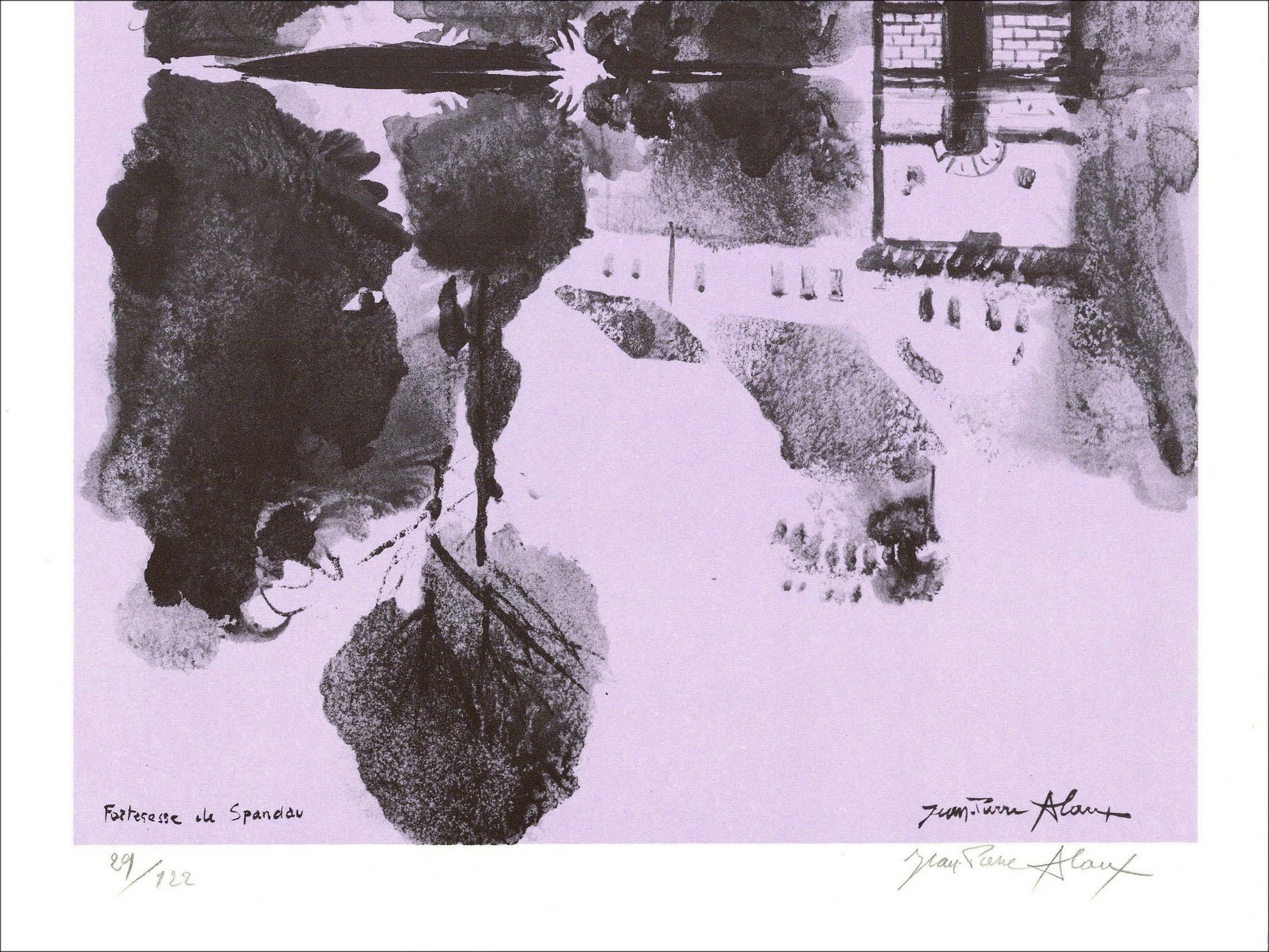 Jean-Pierre Alaux - Bellezza d'Europa 02, Litografia