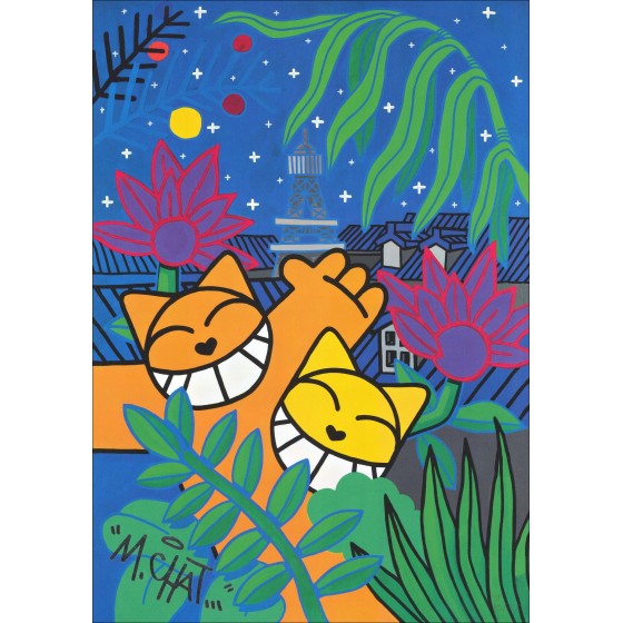 ➤ Rousseau di notte M.Chat Programma schermo originale 2021